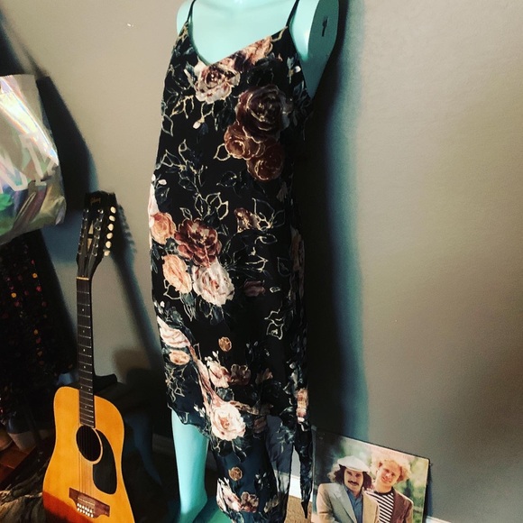 NWOT Anthropologie Nannette Burnout Velvet Floral - Picture 8 of 8